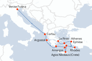 Itinéraire : Méditerranée & mers adjacentes