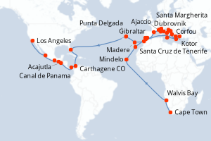 Itinéraire : Méditerranée & mers adjacentes