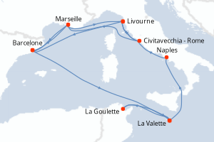 Itinéraire : Méditerranée & mers adjacentes
