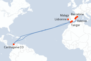 Itinéraire : Méditerranée & mers adjacentes