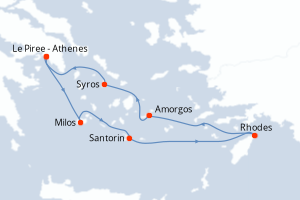 Itinéraire : Méditerranée & mers adjacentes