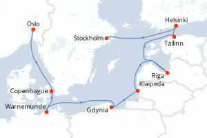 Itinéraire : Europe du Nord & Atlantique NE