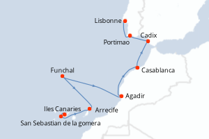 Itinéraire : Europe du Nord & Atlantique NE