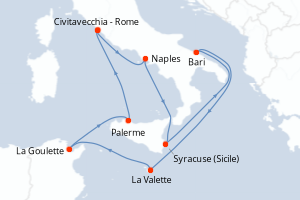 Itinéraire : Méditerranée & mers adjacentes