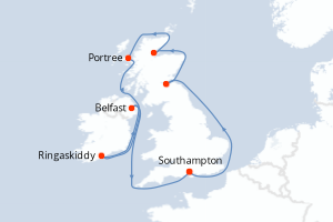 Itinéraire : Europe du Nord & Atlantique NE