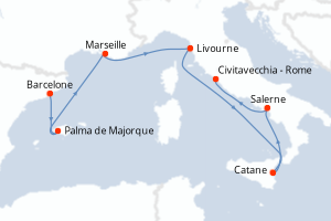 Itinéraire : Méditerranée & mers adjacentes
