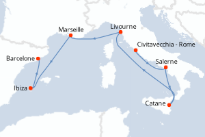 Itinéraire : Méditerranée & mers adjacentes