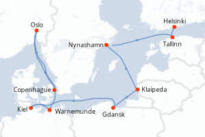 Itinéraire : Europe du Nord & Atlantique NE