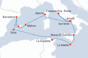 Itinéraire : Méditerranée & mers adjacentes