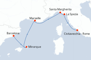 Itinéraire : Méditerranée & mers adjacentes