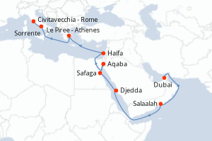 Itinéraire : Méditerranée & mers adjacentes