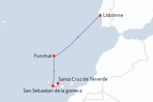 Itinéraire : Europe du Nord & Atlantique NE