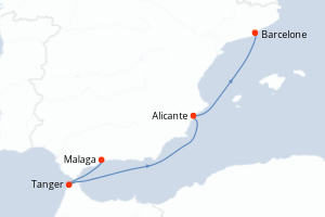 Itinéraire : Méditerranée & mers adjacentes