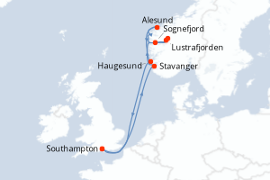 Itinéraire : Europe du Nord & Atlantique NE