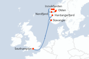 Itinéraire : Europe du Nord & Atlantique NE