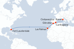 Itinéraire : Méditerranée & mers adjacentes