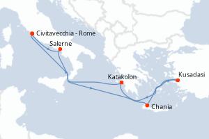 Itinéraire : Méditerranée & mers adjacentes