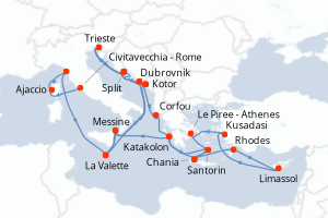 Itinéraire : Méditerranée occidentale