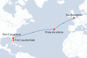 Itinéraire : Europe du Nord & Atlantique NE