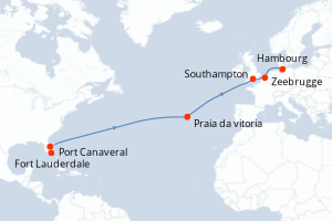 Itinéraire : Europe du Nord & Atlantique NE