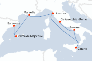 Itinéraire : Méditerranée & mers adjacentes