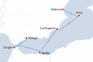 Itinéraire : Méditerranée & mers adjacentes