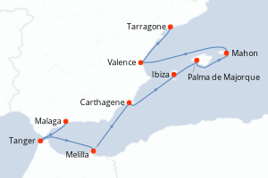 Itinéraire : Méditerranée & mers adjacentes