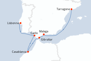 Itinéraire : Méditerranée & mers adjacentes
