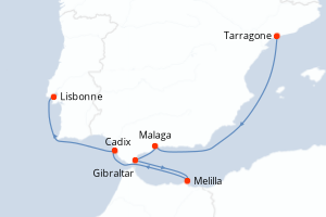 Itinéraire : Méditerranée & mers adjacentes