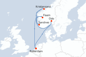 Itinéraire : Europe du Nord & Atlantique NE