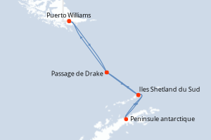 Itinéraire : Antarctique