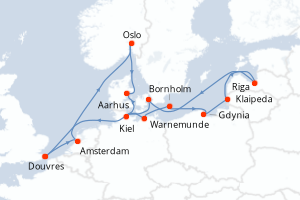 Itinéraire : Europe du Nord & Atlantique NE