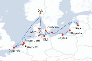 Itinéraire : Europe du Nord & Atlantique NE
