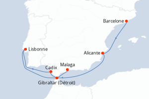Itinéraire : Méditerranée & mers adjacentes