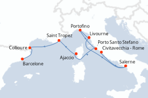 Itinéraire : Méditerranée & mers adjacentes