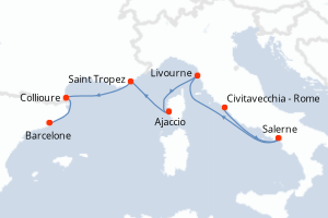 Itinéraire : Méditerranée & mers adjacentes