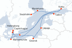 Itinéraire : Europe du Nord & Atlantique NE