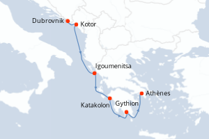 Itinéraire : Méditerranée & mers adjacentes