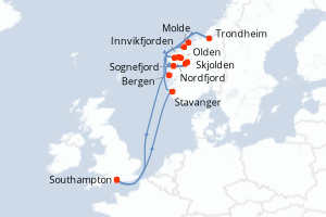 Itinéraire : Europe du Nord & Atlantique NE