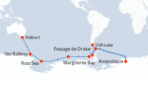 Itinéraire : Antarctique