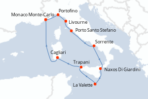 Itinéraire : Méditerranée & mers adjacentes