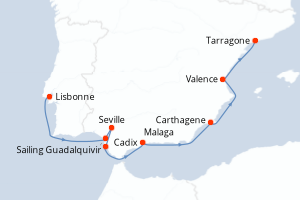 Itinéraire : Méditerranée & mers adjacentes