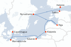 Itinéraire : Europe du Nord & Atlantique NE