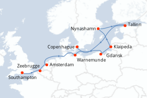 Itinéraire : Europe du Nord & Atlantique NE