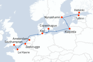 Itinéraire : Europe du Nord & Atlantique NE