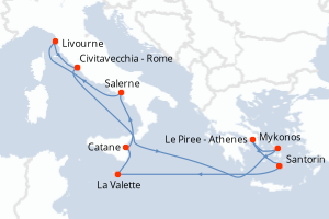 Itinéraire : Méditerranée & mers adjacentes