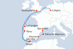 Itinéraire : Méditerranée & mers adjacentes