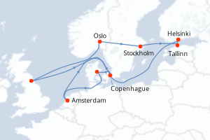 Itinéraire : Europe du Nord & Atlantique NE