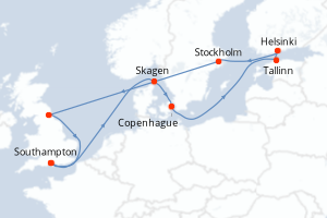 Itinéraire : Europe du Nord & Atlantique NE