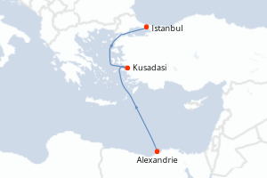 Itinéraire : Méditerranée & mers adjacentes